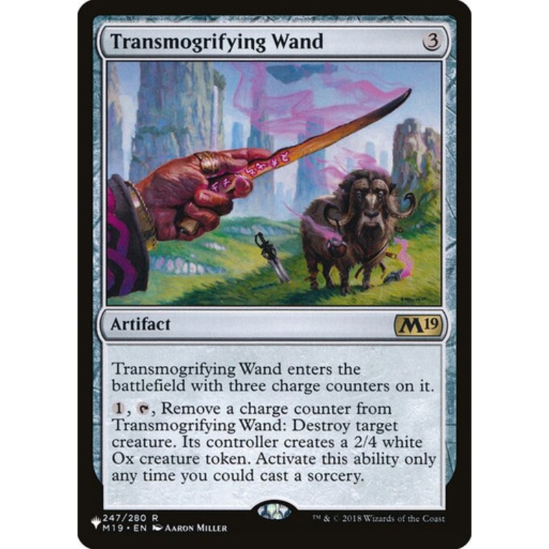 Transmogrifying Wand (The List Reprint) | Core Set 2019
