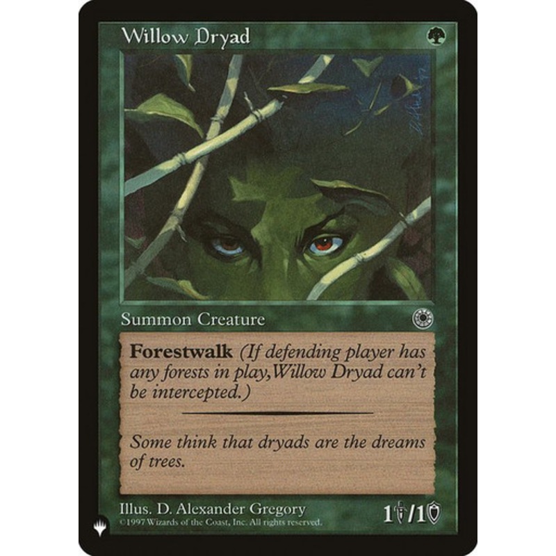 Willow Dryad (The List Reprint) | Portal