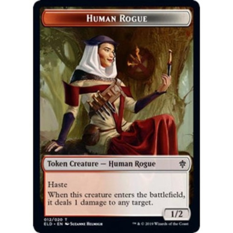 Throne of Eldraine Human Rogue Token | Throne of Eldraine