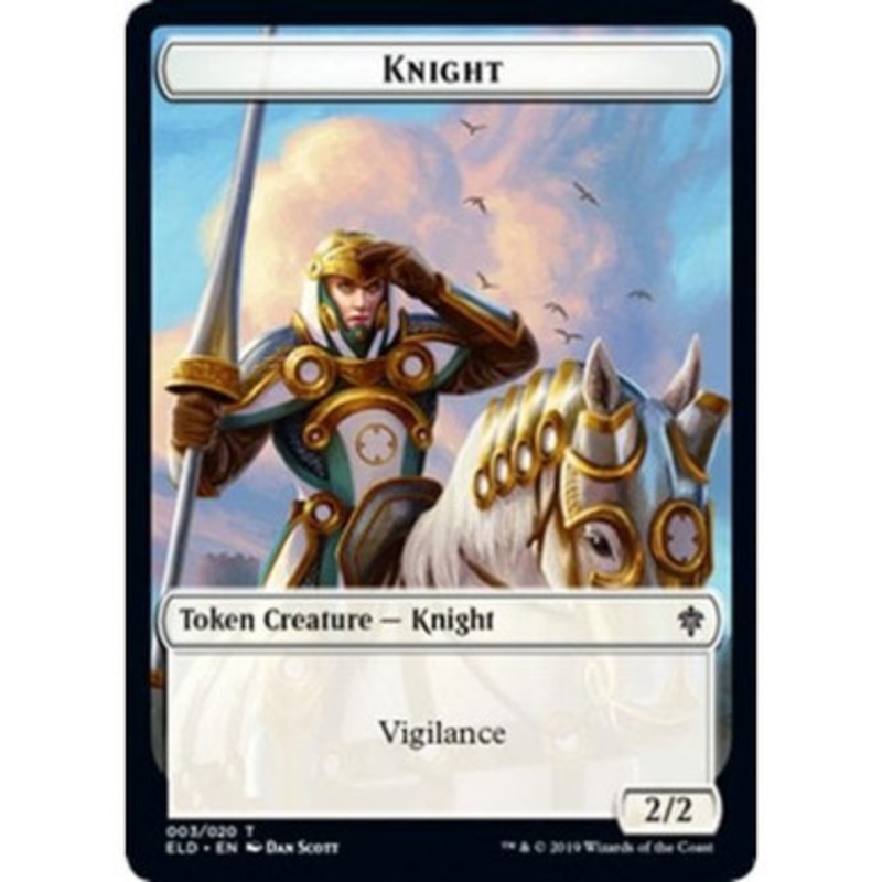 Throne of Eldraine Knight Token | Throne of Eldraine