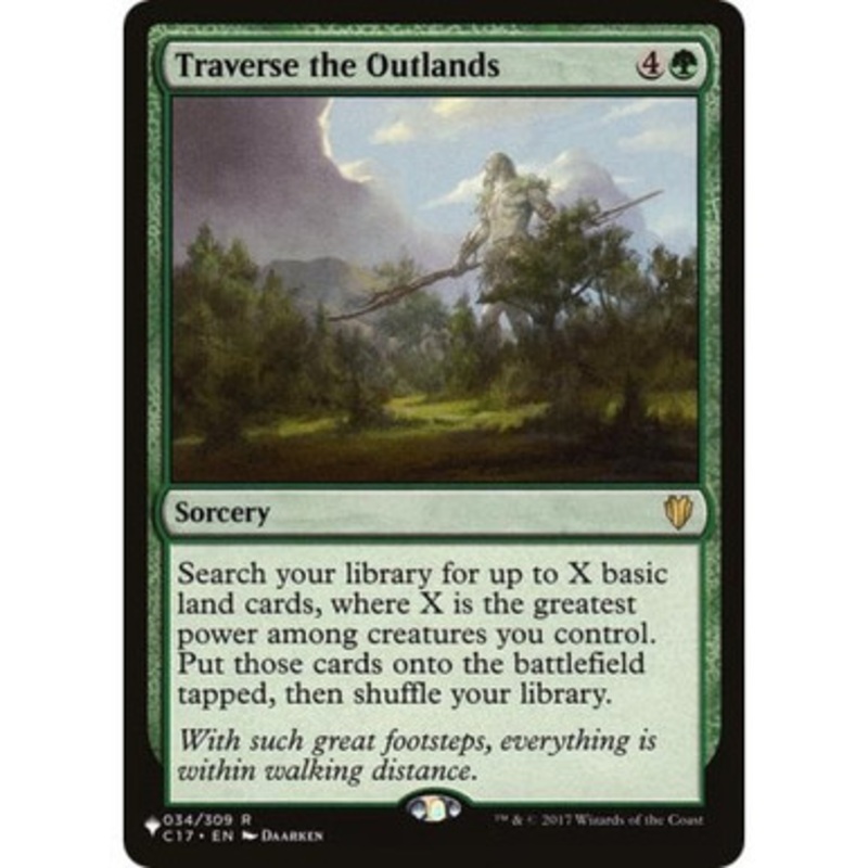 Traverse the Outlands (The List Reprint) | Commander 2017