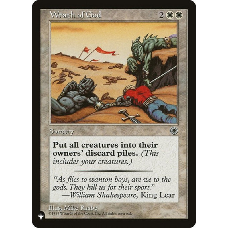 Wrath of God (The List Reprint) | Portal