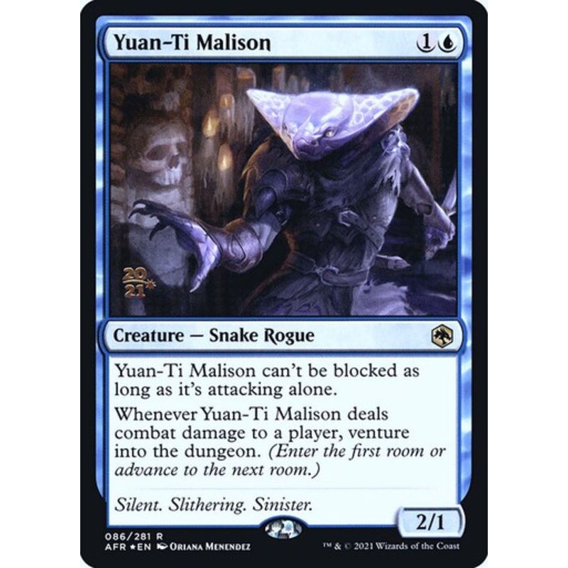 Yuan-Ti Malison (Adventures in the Forgotten Realms Prerelease foil) | Adventures in the Forgotten Realms