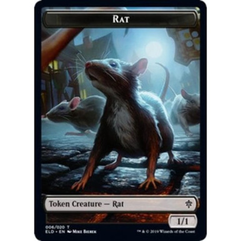 Throne of Eldraine Rat Token | Throne of Eldraine