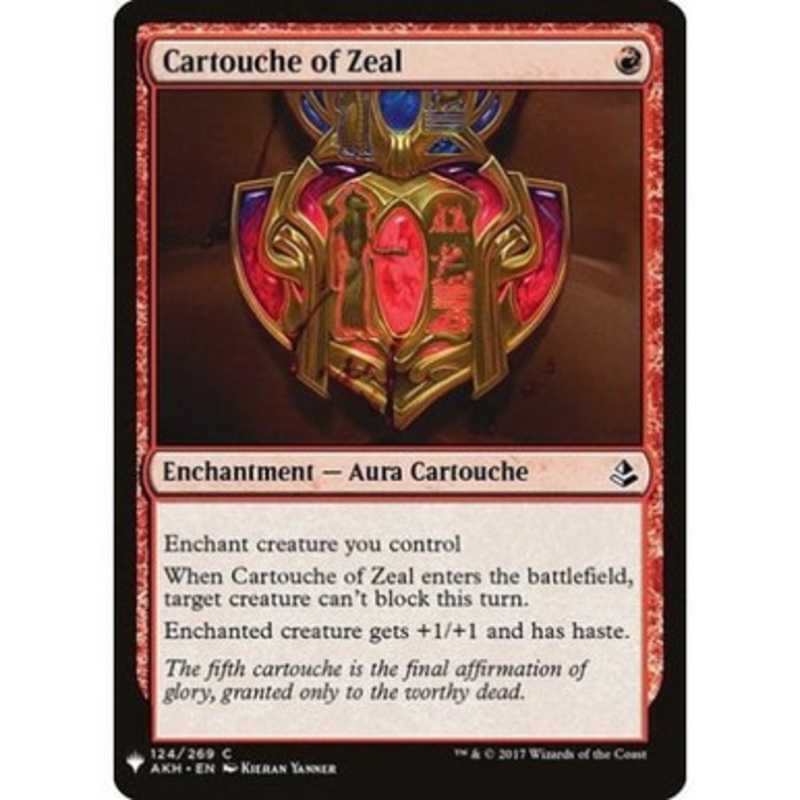 Cartouche of Zeal