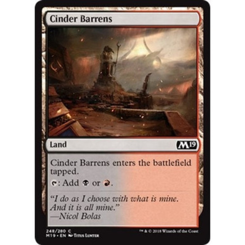 Cinder Barrens | Core Set 2019