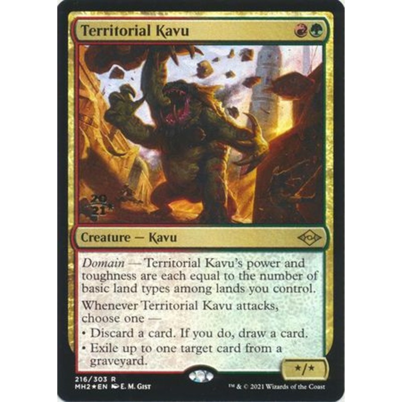Territorial Kavu (Modern Horizons 2 Prerelease foil) | Modern Horizons 2