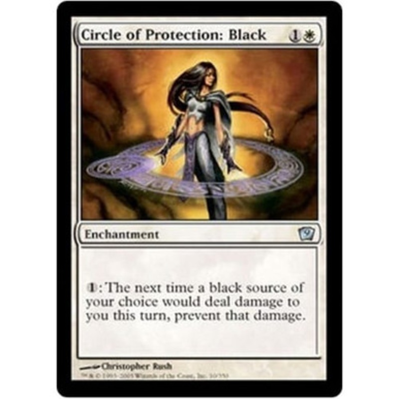 Circle of Protection: Black (foil) | 9th Edition
