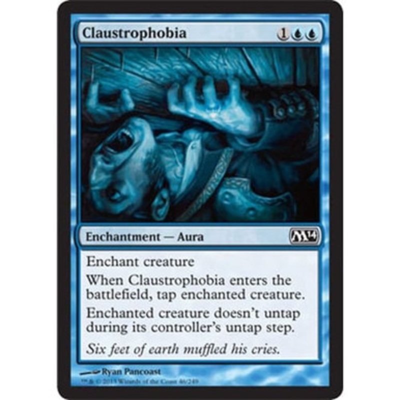 Claustrophobia (foil) | Magic 2014 Core Set