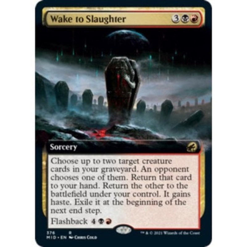 Wake to Slaughter (Extended Art foil)