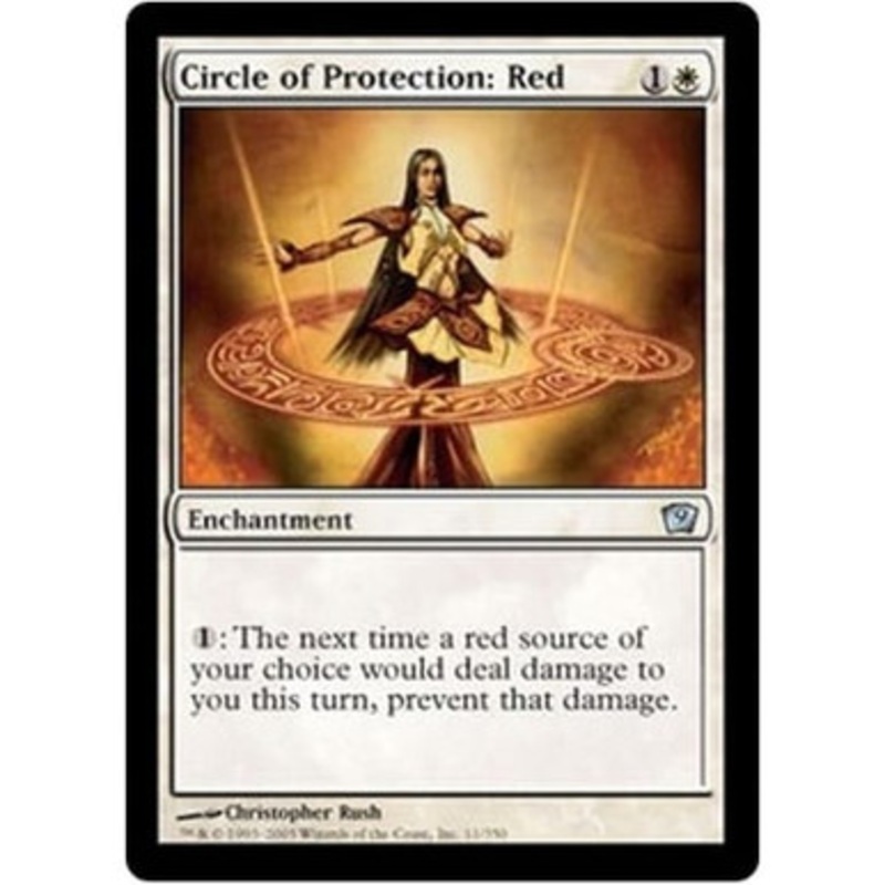 Circle of Protection: Red (foil) | 9th Edition