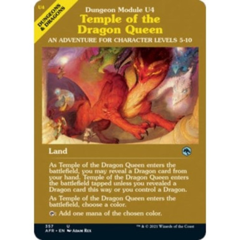 Temple of the Dragon Queen (Module Art) (foil) | Adventures in the Forgotten Realms