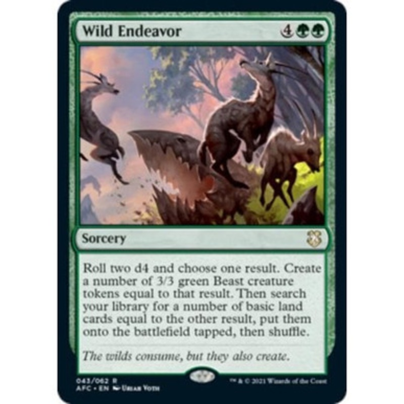 Wild Endeavor | Adventures in the Forgotten Realms Commander