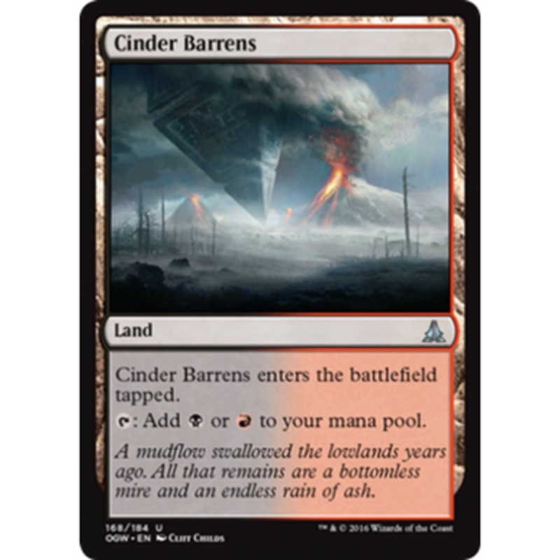Cinder Barrens (foil) | Oath of the Gatewatch