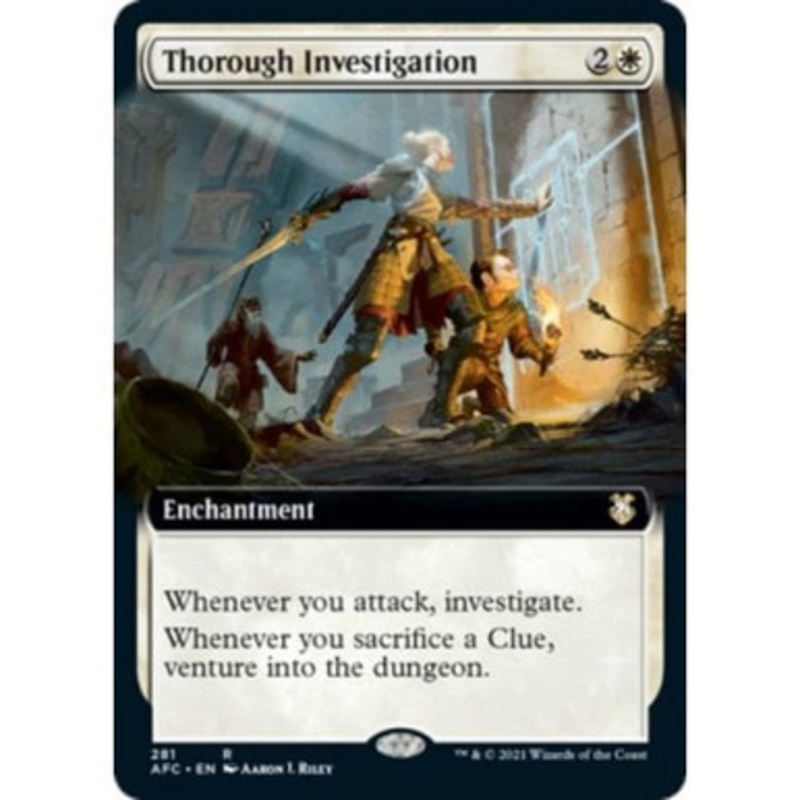 Thorough Investigation (Extended Art) | Adventures in the Forgotten Realms Commander