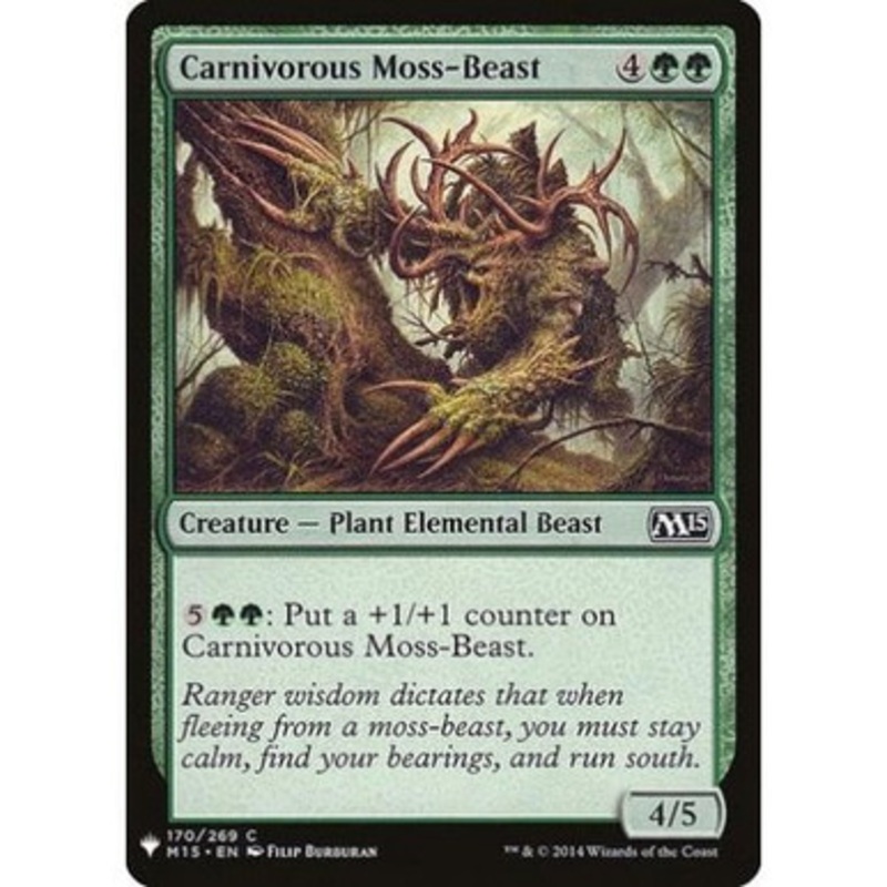 Carnivorous Moss-Beast | Mystery Booster