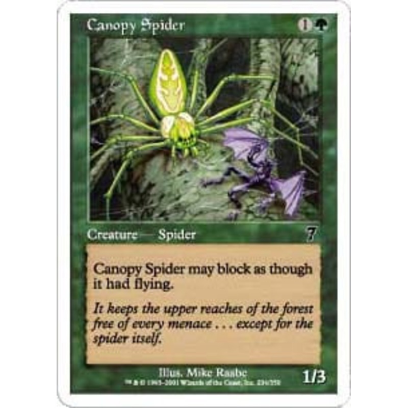 Canopy Spider (foil) | 7th Edition