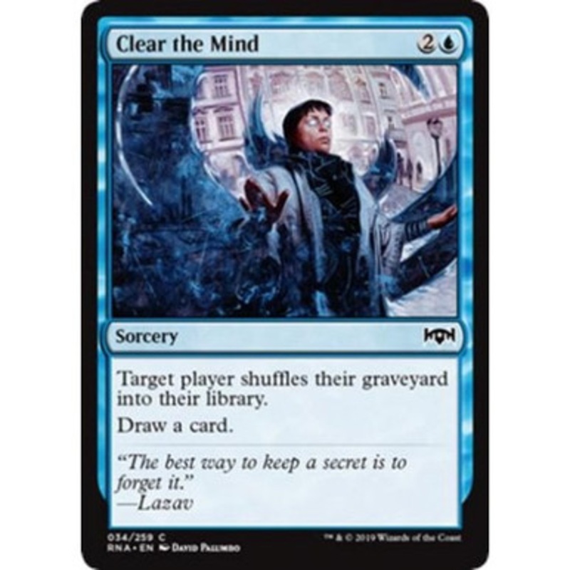 Clear the Mind | Ravnica Allegiance