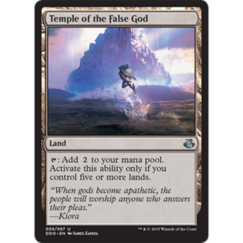 Temple of the False God | Duel Decks: Elspeth vs. Kiora