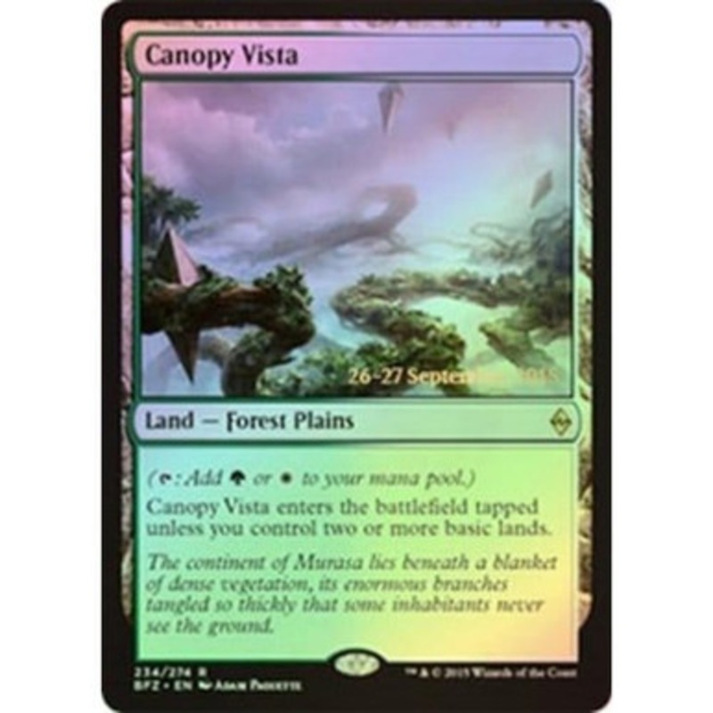 Canopy Vista (Battle for Zendikar Prerelease foil) | Promotional Cards