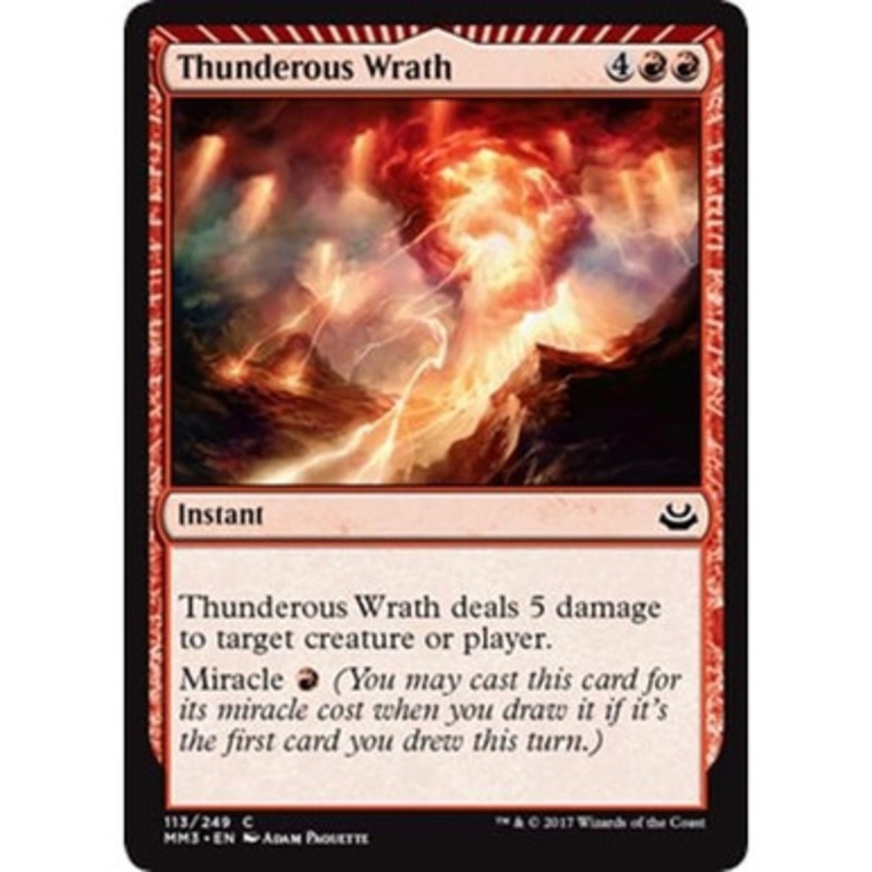Thunderous Wrath | Modern Masters 2017 Edition