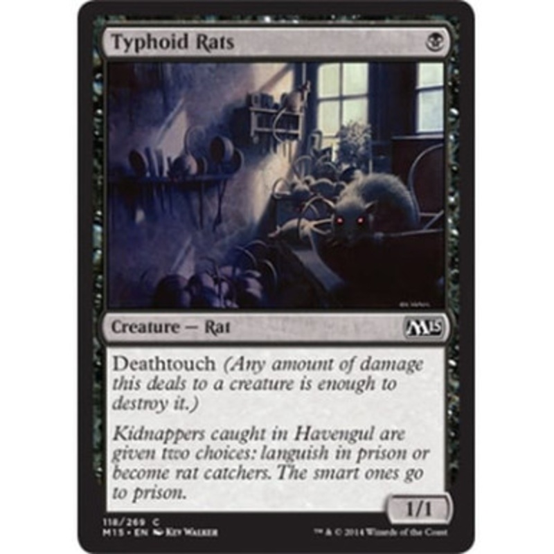 Typhoid Rats (foil) | Magic 2015 Core Set