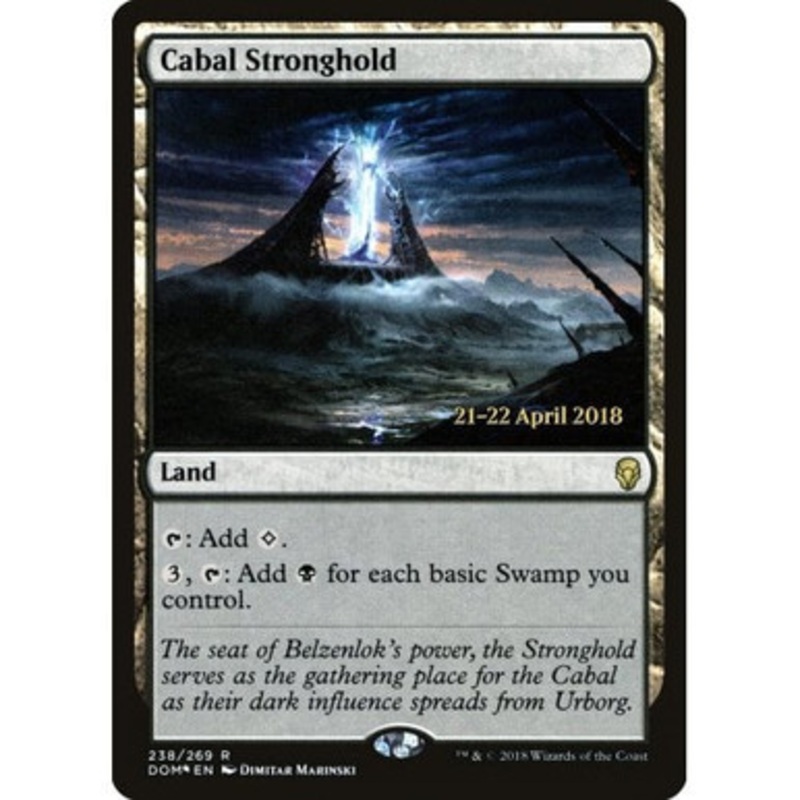 Cabal Stronghold (Dominaria Prerelease foil) | Promotional Cards