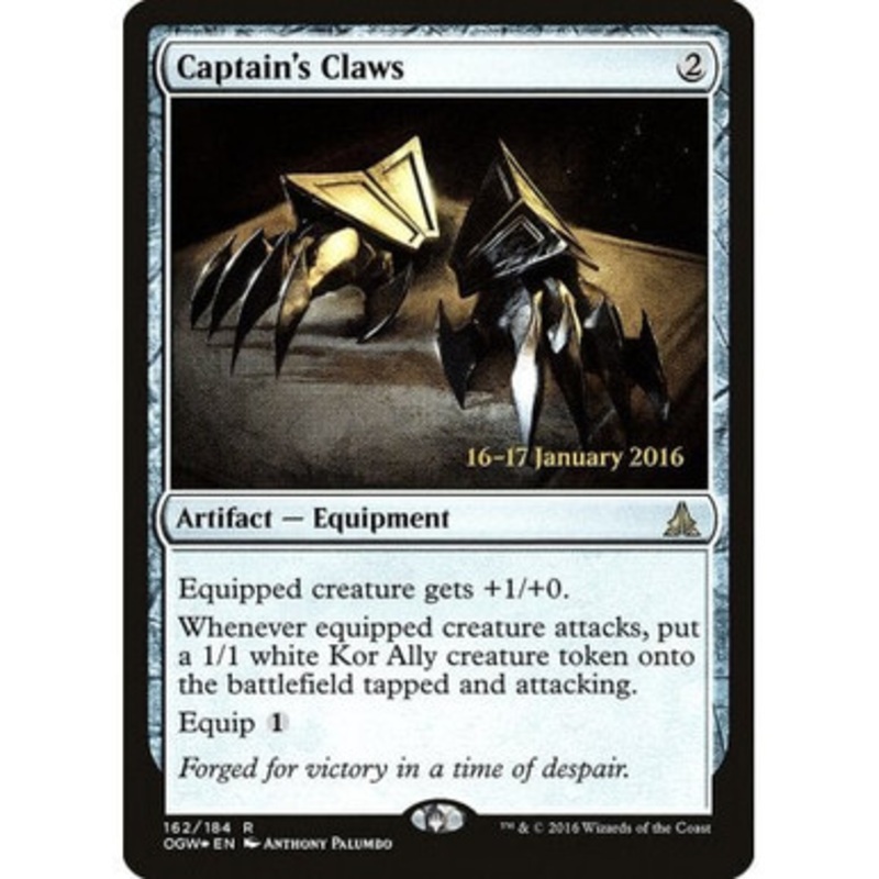 Captain’s Claws (Oath of the Gatewatch Prerelease foil) | Promotional Cards