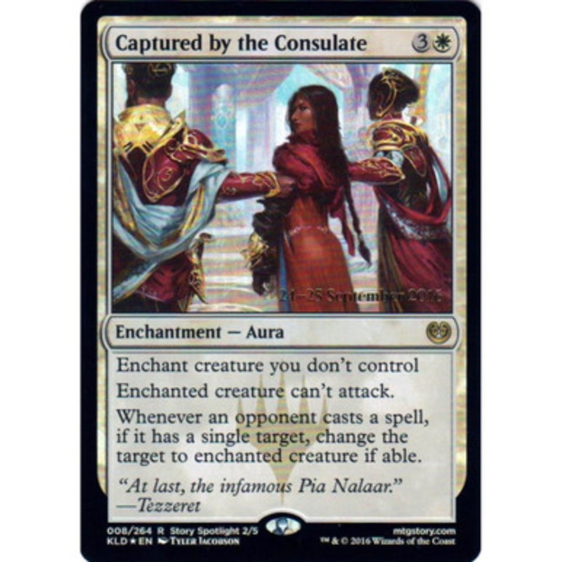 Captured by the Consulate (Kaladesh Prerelease foil) | Promotional Cards