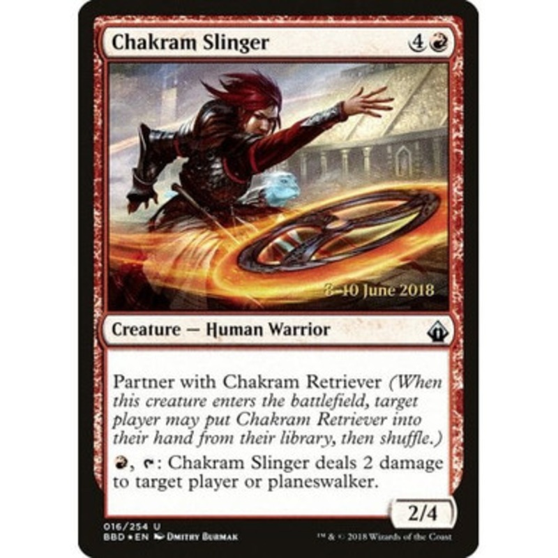 Chakram Slinger (Battlebond Launch foil) | Promotional Cards