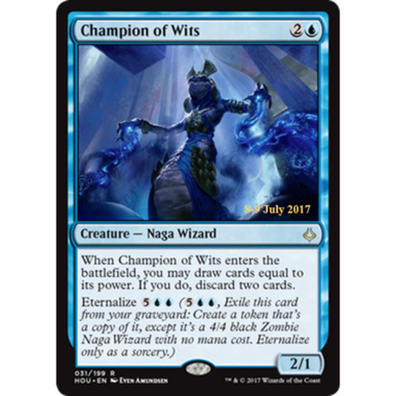 Champion of Wits (Hour of Devastation Prerelease Foil) | Promotional Cards