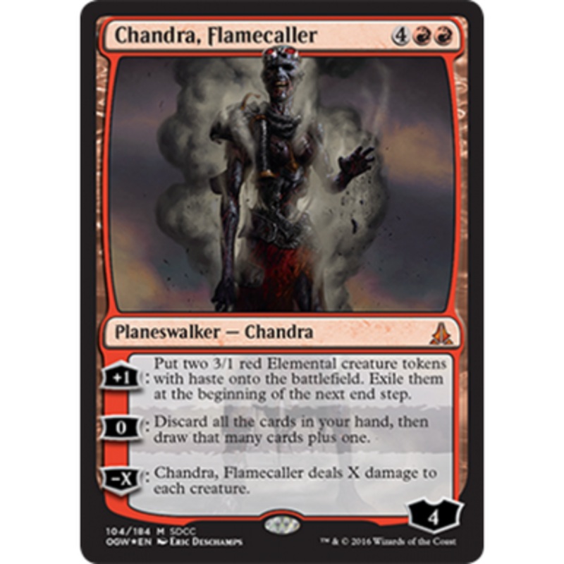 Chandra, Flamecaller (SDCC Promo 2016 foil) | Promotional Cards