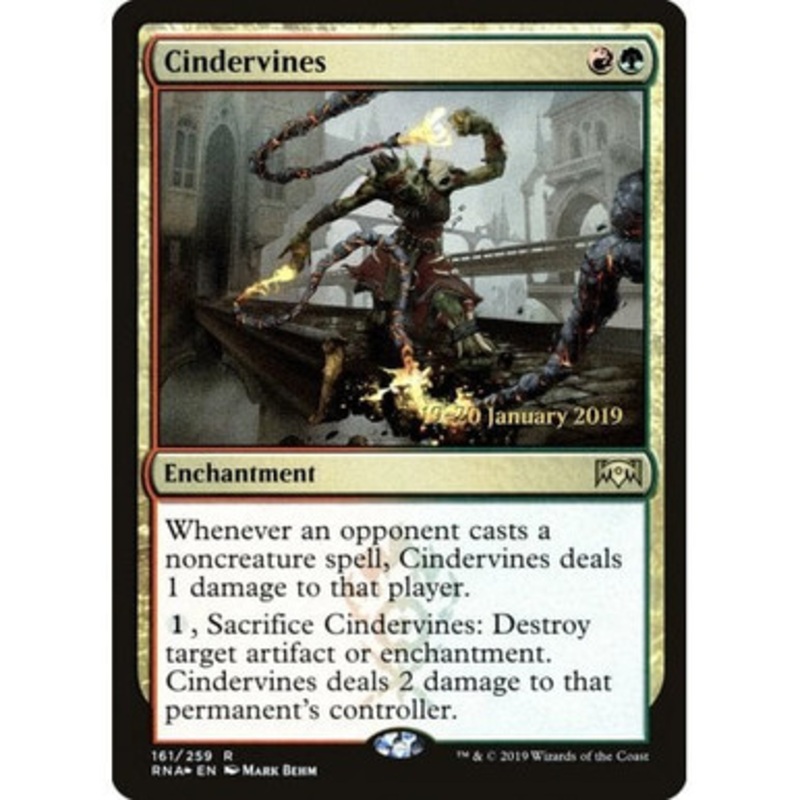 Cindervines (Ravnica Allegiance Prerelease foil) | Promotional Cards