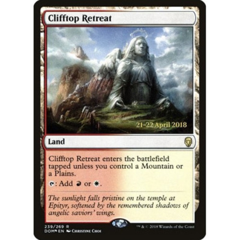 Clifftop Retreat (Dominaria Prerelease foil) | Promotional Cards