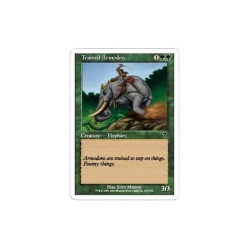 Trained Armodon