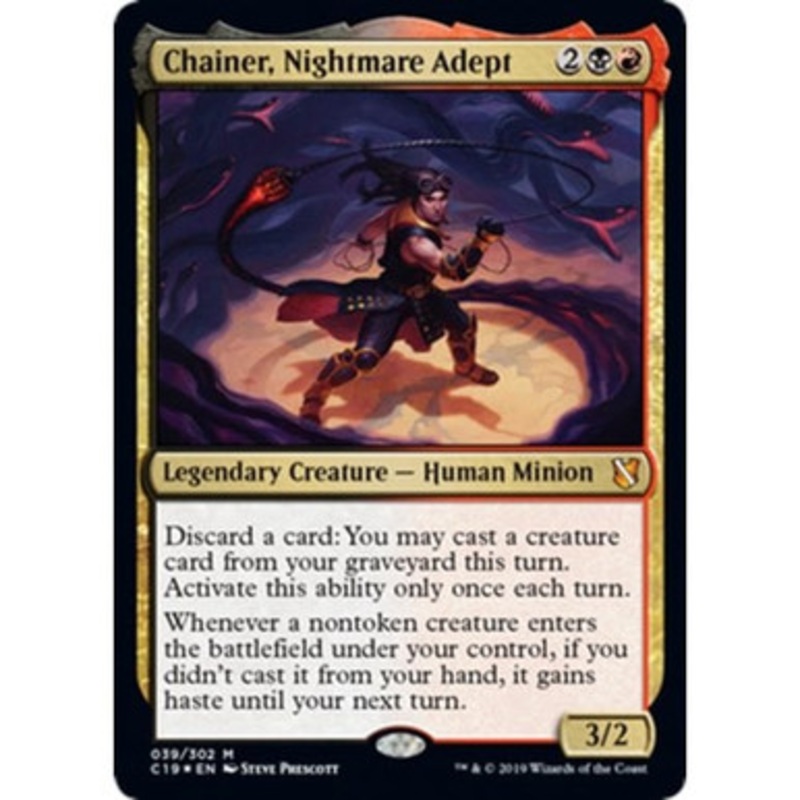 Chainer, Nightmare Adept (foil) | Commander 2019