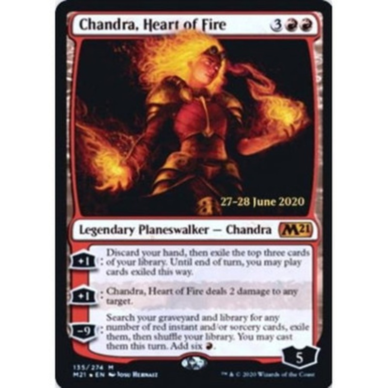 Chandra, Heart of Fire (Core Set 2021 Prerelease Foil) | Promotional Cards