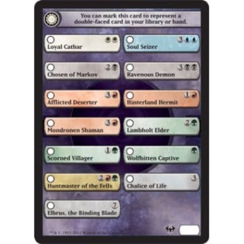 Checklist Card