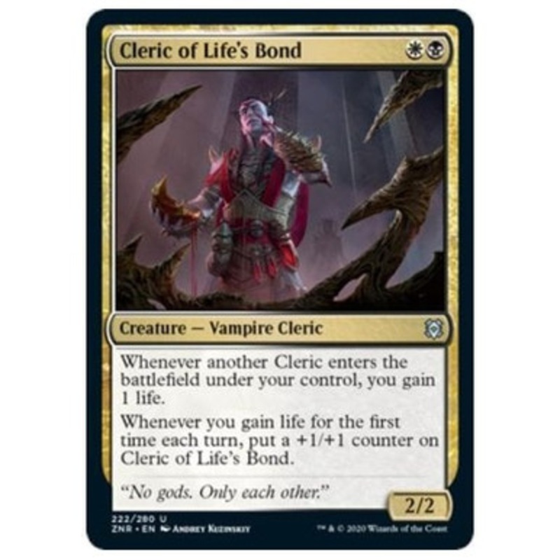 Cleric of Life’s Bond (foil) | Zendikar Rising