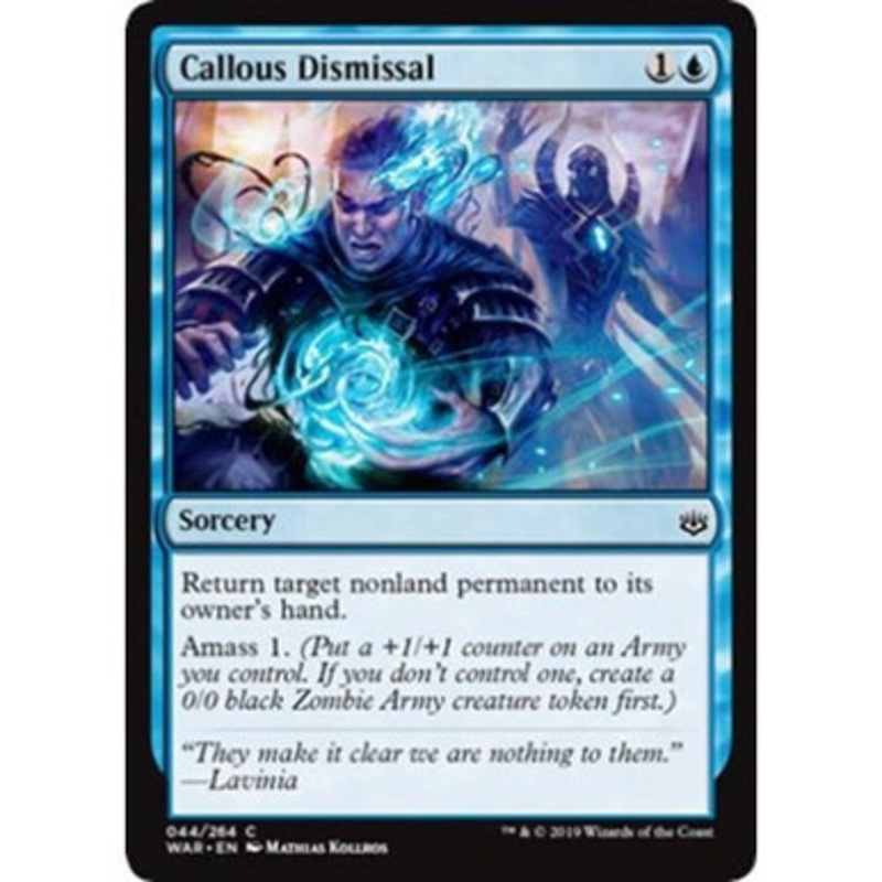Callous Dismissal | War of the Spark