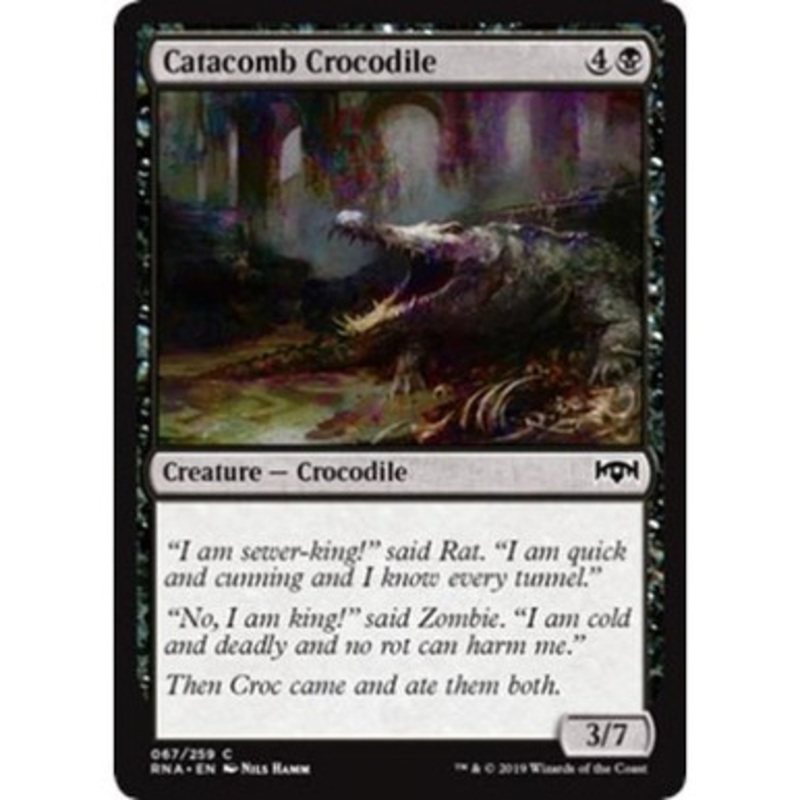 Catacomb Crocodile (foil) | Ravnica Allegiance
