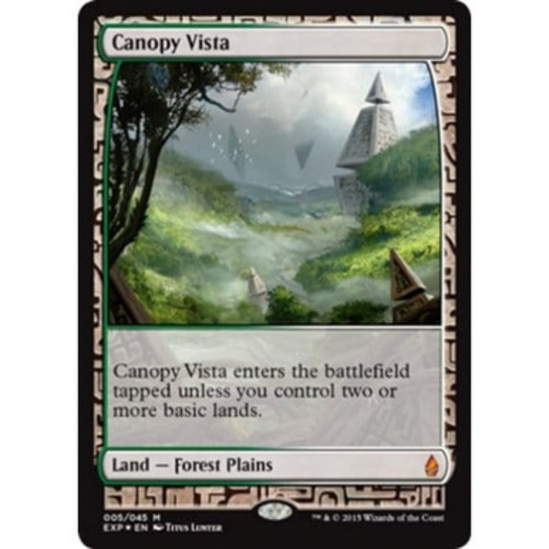 Canopy Vista (Zendikar Expeditions Full Art foil) | Masterpiece Series – Zendikar Expeditions