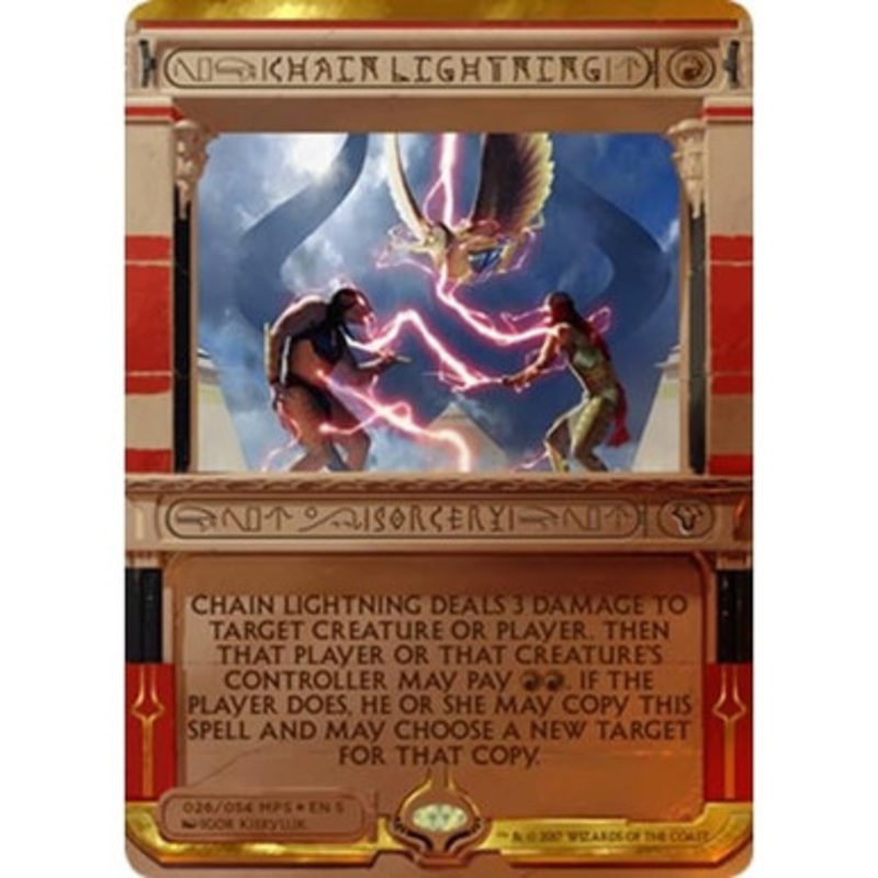 Chain Lightning (Masterpiece Series) | Masterpiece Series – Amonkhet Invocations