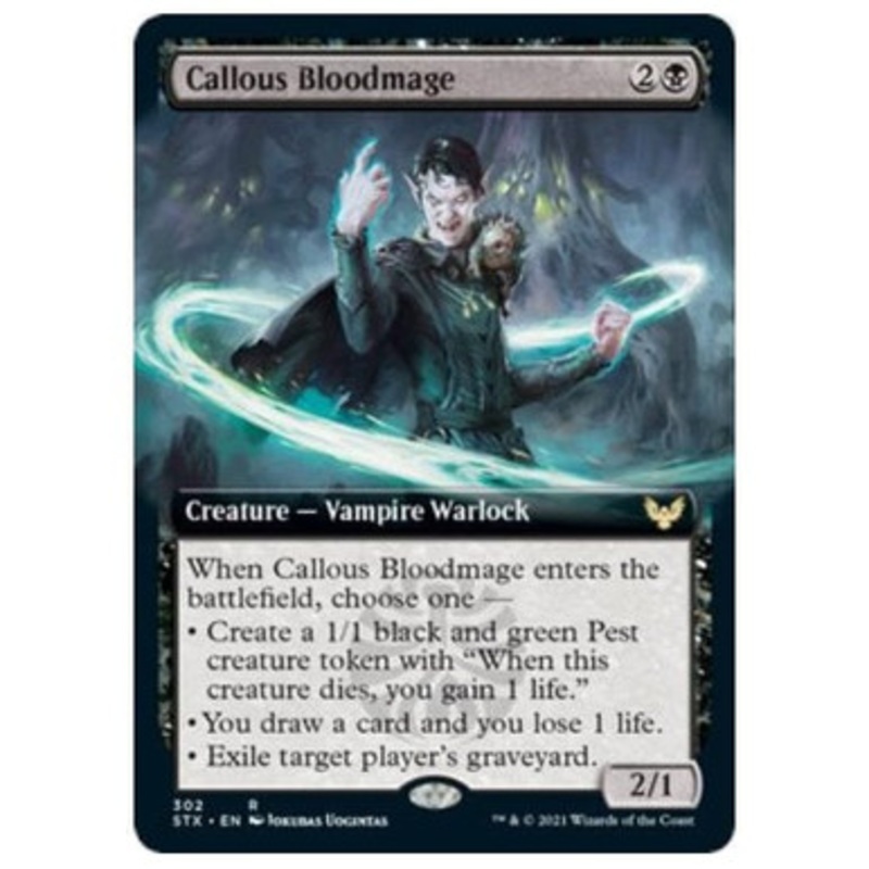 Callous Bloodmage (Extended Art) | Strixhaven: School of Mages