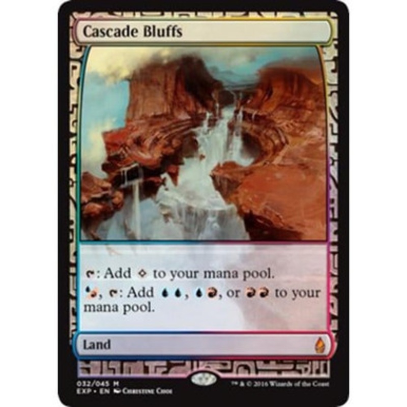 Cascade Bluffs (Zendikar Expeditions Full Art foil) | Masterpiece Series – Zendikar Expeditions