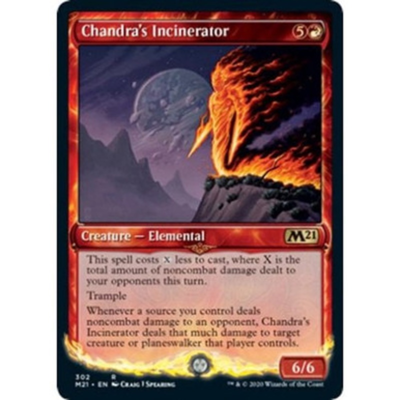 Chandra’s Incinerator (Showcase Frame) (foil) | Core Set 2021