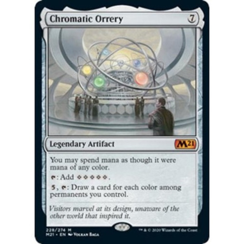 Chromatic Orrery (foil) | Core Set 2021