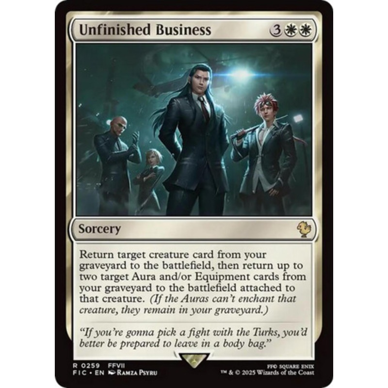 Unfinished Business | FINAL FANTASY Commander