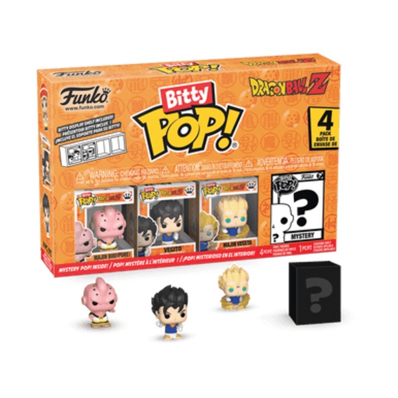 Bitty POP! Dragon Ball Z: Kid Buu, Vegito & Majin Vegeta 4-Pack