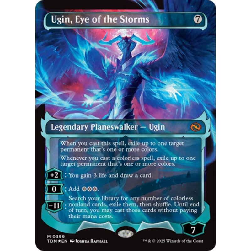 Ugin, Eye of the Storms (Ghostfire Foil) | Tarkir: Dragonstorm